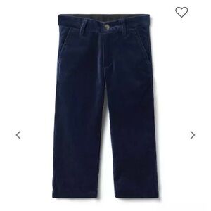 Janie and Jack Velvet Party Pant, Size 3
